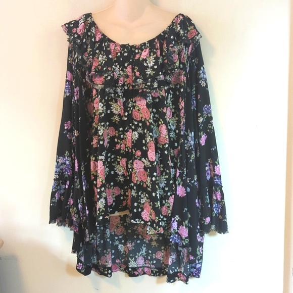 Free People Loretta Printed Tunic M - Picture 7 of 16